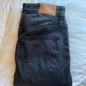 Madewell Curvy Black High Waisted Skinny Jeans | make an offer!